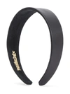 Jennifer Behr Cruz Leather Headband In Schwarz