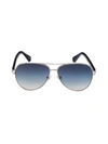 Kate Spade Women's 59mm Aviator Sunglasses In Blue