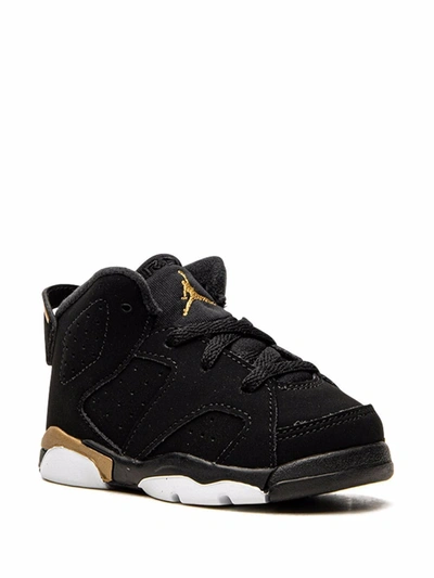 Jordan Babies'  6 Retro Mid-top Sneakers In Black