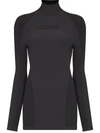 Colmar Seamless Ski Base Layer Top In Grey