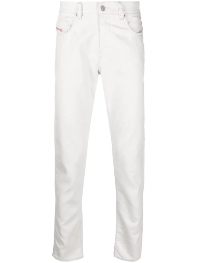 Diesel Slim-cut Denim Jeans In White
