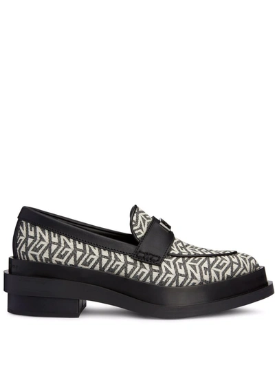 Giuseppe Zanotti Malick Monogram Loafers In Black