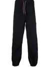 Marcelo Burlon County Of Milan Embroidered Cross Cotton Sweatpants In Black