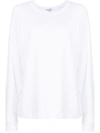 James Perse French-terry Crewneck Sweatshirt In White