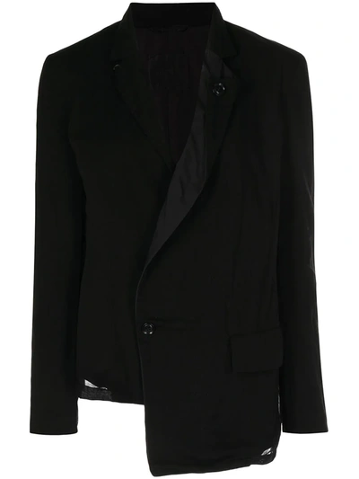 Y's Single-breasted Tailored Blazer In Black