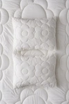 Urban Outfitters Daisy Puff Organic Cotton Percale Sham Set In Ivory