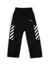 OFF-WHITE LITTLE BOY'S & BOY'S OFF HELVETICA TRACKtrousers