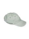Acne Studios Carily Cotton Baseball Hat In Sage Green