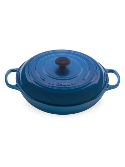 Le Creuset 5-quart Signature Cast Iron Braiser In Marsielle
