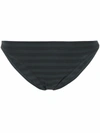Eres Backgammon Hasard Striped Bikini Briefs In Green