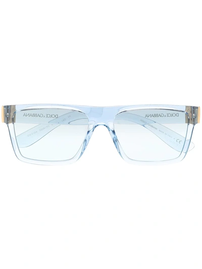 Dolce & Gabbana Square Frame Sunglasses In Blue