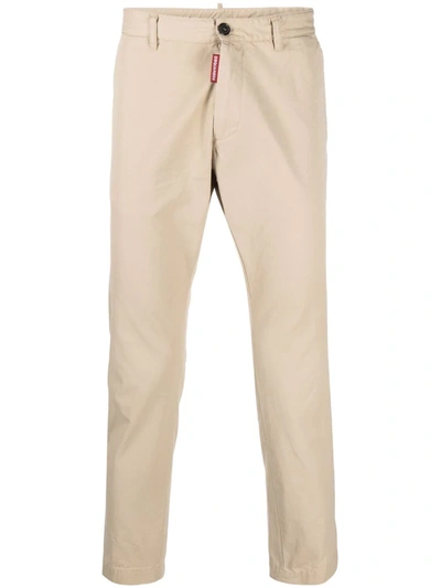 DSQUARED2 SLIM CUT CHINO TROUSERS
