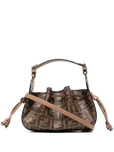Fendi Pomodorino Mini Bag In Neutrals