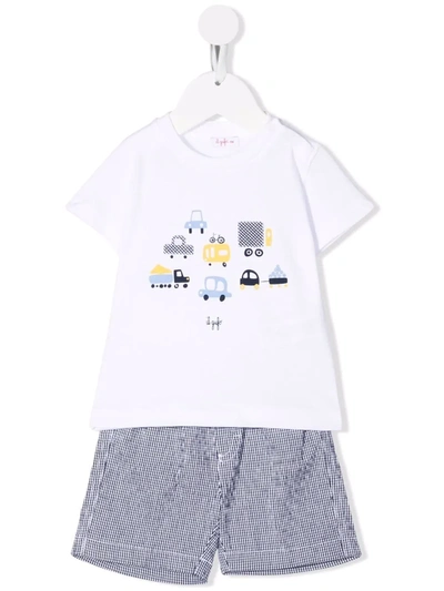 Il Gufo Babies' T-shirt And Shorts Set (6-36 Months) In White