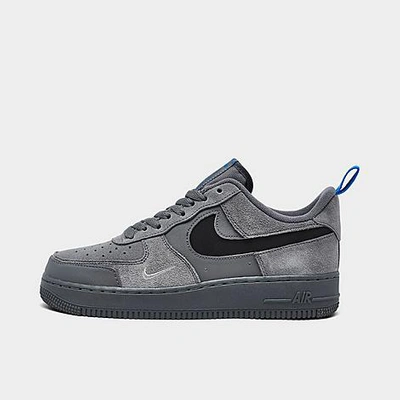 Nike Men's Air Force 1 Lv8 Cut-out Swoosh Casual Shoes In Smoke  Grey/black/light Photo Blue | ModeSens