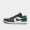 Nike Jordan Air 1 Low Casual Shoes In Noble Green/white/black/pollen