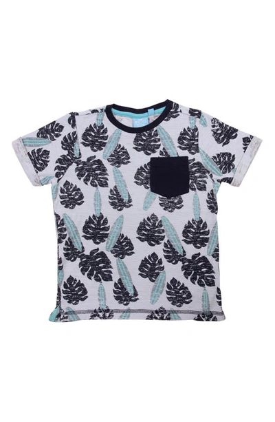 Bear Camp Kids' Little Boy's Conrad Surfboard Palm-print T-shirt In Baby Blue