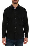 ROBERT GRAHAM RIGHTEOUS SOLID STRETCH BUTTON-UP SHIRT