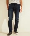 GUESS MEN'S ECO PATCH POCKET SLIM TAPERED FIT JEANS