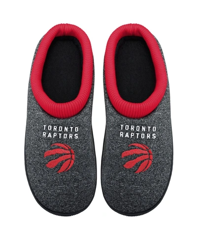 Foco Men's Toronto Raptors Cup Sole Slippers In Heathered Gray