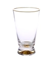 CLASSIC TOUCH SET OF 6 TUMBLERS WITH BASE AND RIM