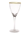 CLASSIC TOUCH SET OF 6 WINE GLASSES WITH SIMPLE DESIGN