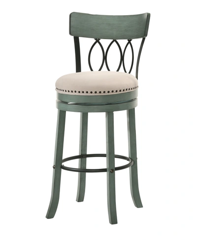 Furniture Of America Lilip Nail Head Trim Bar Chair, Set Of 2 In Antique-like Green