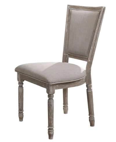 Best Master Furniture Jessica Vintage-like Dining Chairs, Set Of 2 In Gray