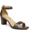 Naturalizer Vera Ankle Strap Sandals True Colors Women's Shoes In Mocha