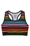 Tomboyx Racerback Soft Bra In Progress Pride Strp