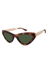 True Religion 51mm Cat Eye Sunglasses In Tortoise