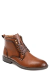 Vance Co. Langford Vegan Leather Ankle Boot In Brown