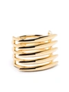Shaun Leane Quill Stacked Ring In Gold
