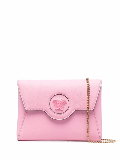 Versace La Medusa Clutch Bag In Pink | ModeSens