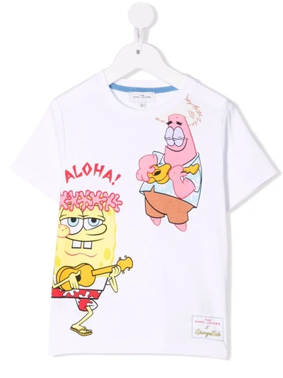 Marc Jacobs Kids' Spongebob T-shirt White