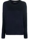 Lisa Yang Mila Crew-neck Knitted Jumper In Blue