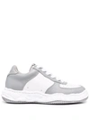 Miharayasuhiro Maison Mihara Yasuhiro Wayne Leather Low-top Sneakers In Grey