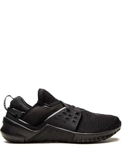 Nike Free Metcon 2 Sneakers "triple Black" In Grey