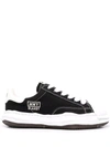 Miharayasuhiro Maison Mihara Yasuhiro Black Canvas Blakey Low Top Sneakers In Black