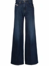Diesel 1978 Bootcut Flared Jeans In Blue