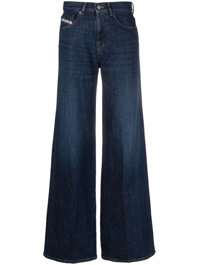 Diesel 1978 Bootcut Flared Jeans In Blue