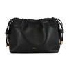 Apc A.p.c. Logo Printed Open Top Shoulder Bag In Black