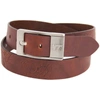 Eagles Wings Virginia Tech Hokies Brandish Leather Belt In Brown
