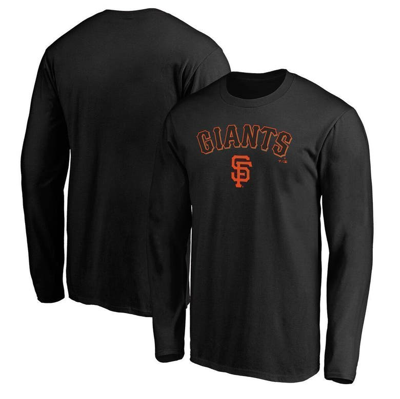 Fanatics Branded Black San Francisco Giants Team Logo Lockup Long Sleeve T-shirt