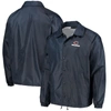 DUNBROOKE NAVY CHICAGO BEARS COACHES CLASSIC RAGLAN FULL-SNAP WINDBREAKER JACKET