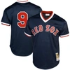 Mitchell & Ness Ted Williams Boston Red Sox 1990 Authentic Cooperstown Collection Batting Practice Jersey In Navy