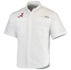 COLUMBIA COLUMBIA WHITE ALABAMA CRIMSON TIDE PFG TAMIAMI SHIRT