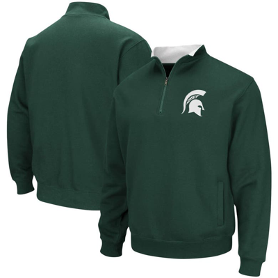 Colosseum Green Michigan State Spartans Big & Tall Tortugas Quarter-zip Jacket