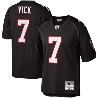 Mitchell & Ness Atlanta Falcons Replica Throwback Jersey Michael Vick In Black