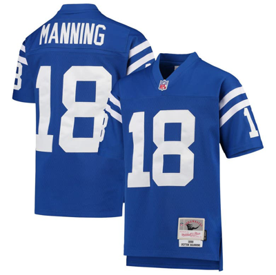 Mitchell & Ness Kids' Youth  Peyton Manning Royal Indianapolis Colts 1998 Legacy Retired Player Jersey